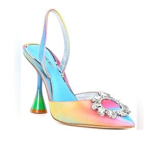 Gianni Bini Vivyee Women's Rainbow Heels